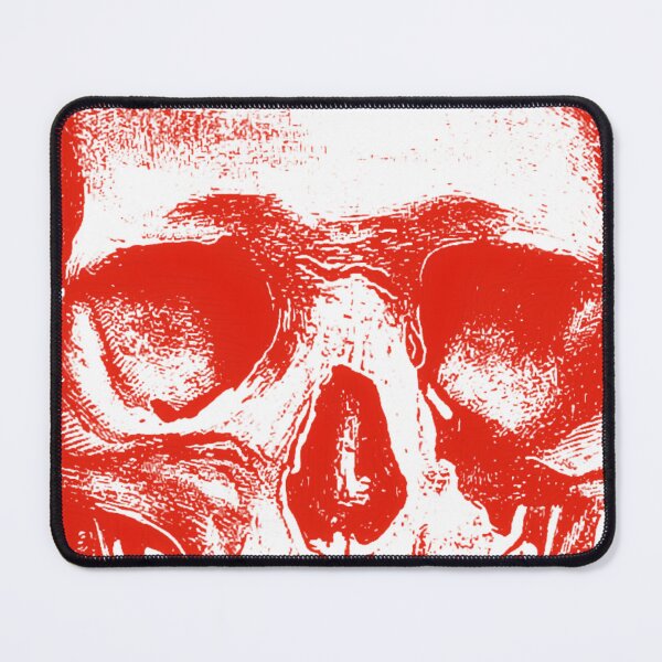 Item preview, Colorful Red Skull and Skulls: Edited Vintage Style Skull Engraving By Emma Dent (1877) designed and sold by TeachUrb.