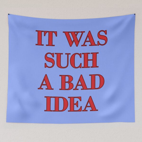 Item preview, It Was Such a Bad Idea, Girl in Red designed and sold by Koala Designs.
