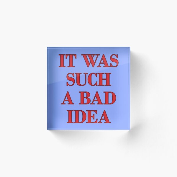 Item preview, It Was Such a Bad Idea, Girl in Red designed and sold by Koala Designs.