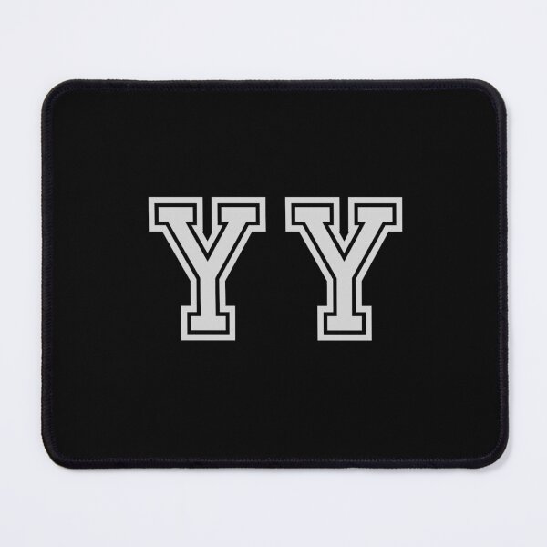 Item preview, Y.Y. Varsity Initials | Varsity Letters | Black And White | Personalised Gift designed and sold by Avo And Sriracha.