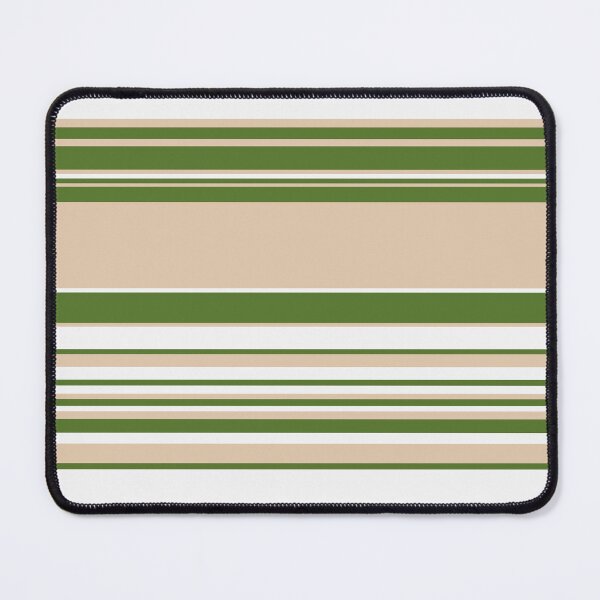 Item preview, Complex Stripes - White, Sand and Palm Green designed and sold by LAEC-Shop.