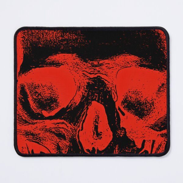 Item preview, Black Red Skull and Skulls: Edited Vintage Style Skull Engraving By Emma Dent (1877) designed and sold by TeachUrb.