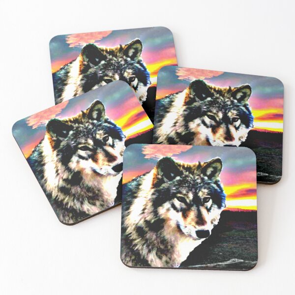 Item preview, Wolf Sunset designed and sold by BuffaloPrairie.