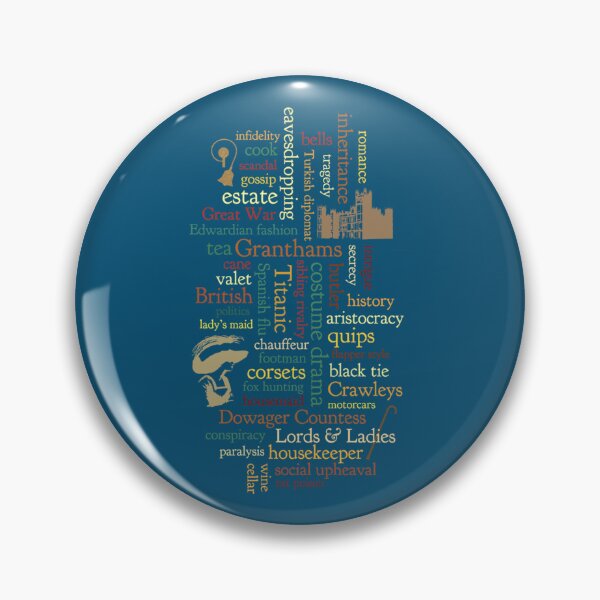 Item preview, Downton Abbey Word Mosaic Fitted  designed and sold by LivingstonShawn.