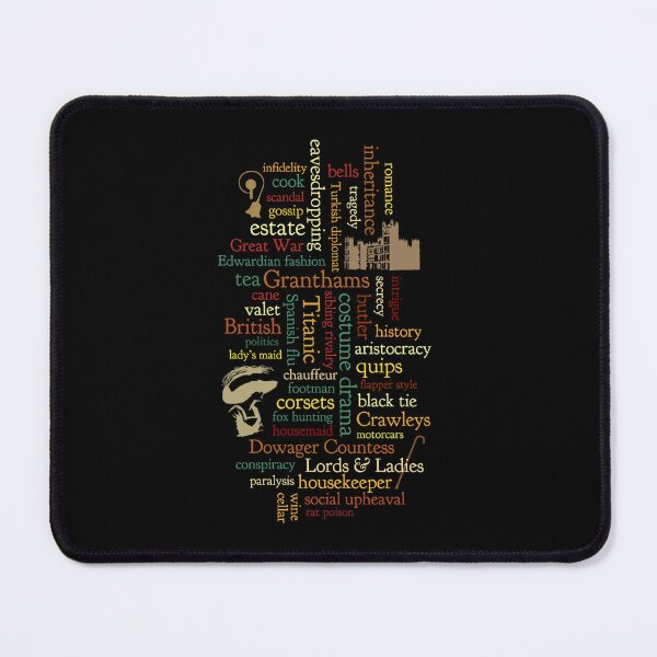 Item preview, Downton Abbey Word Mosaic Fitted designed and sold by LivingstonShawn.