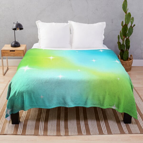 Item preview, Aesthetic Colorful Blue and Green Galaxy designed and sold by quinellie.