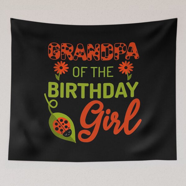 Item preview, Ladybug Birthday Grandpa of the Birthday Bday Girl Matching designed and sold by JokeGysen.