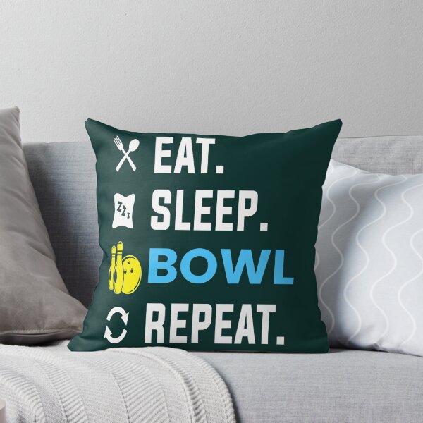 Item preview, eat sleep bowl bowling bowler sports Essential T-Shirt designed and sold by Getcustomtel.