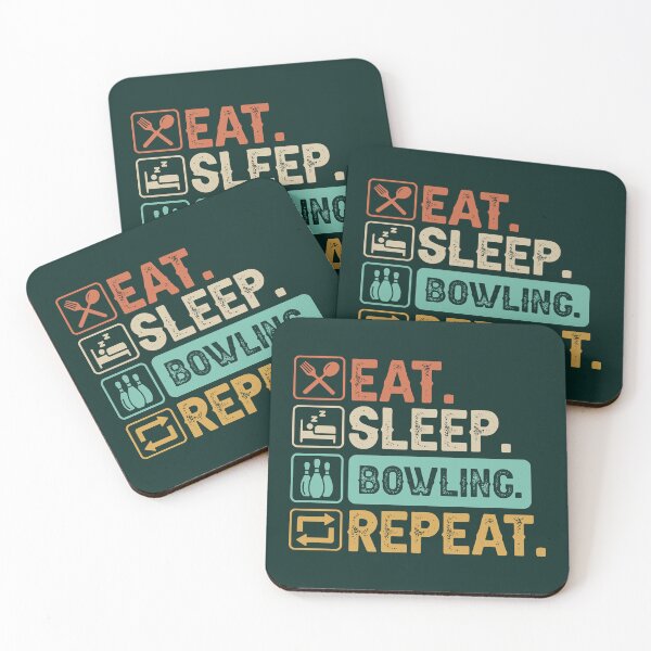 Item preview, Eat Sleep Bowling Repeat  designed and sold by Getcustomtel.