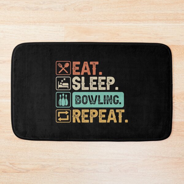 Item preview, Eat Sleep Bowling Repeat  designed and sold by Getcustomtel.