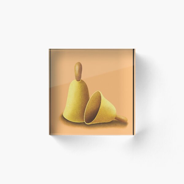 Item preview, Minimalistic Pair of Handbells Illustration designed and sold by SubtleSplit.