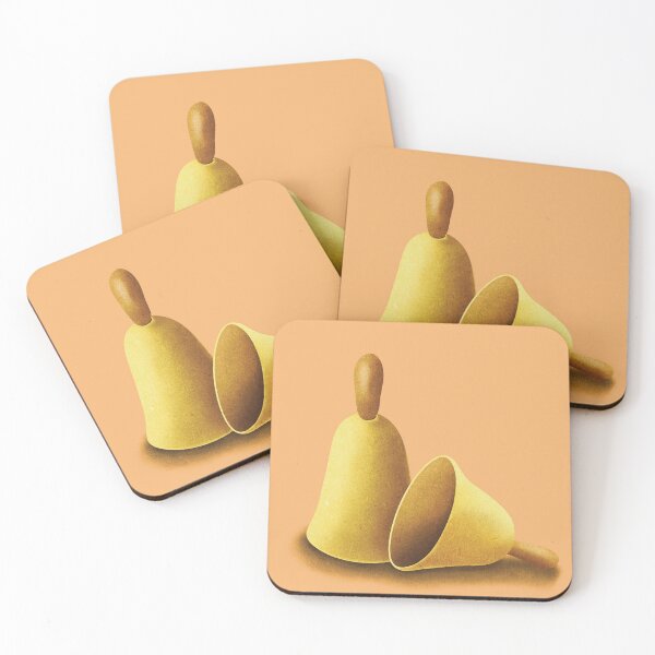 Item preview, Minimalistic Pair of Handbells Illustration designed and sold by SubtleSplit.
