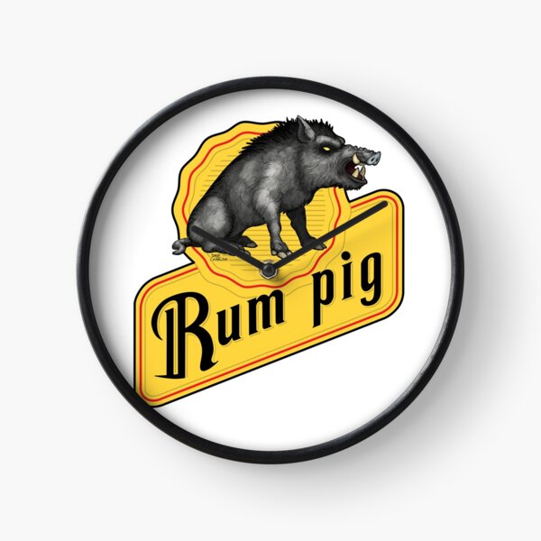 Rum Pig Clock