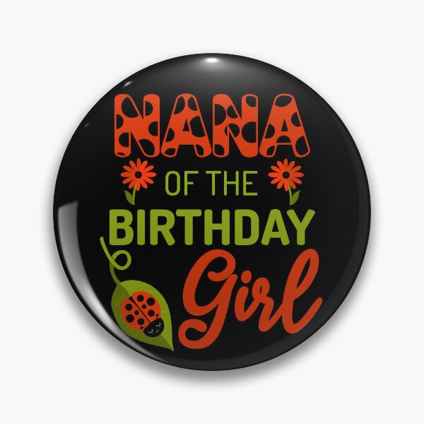 Artikelvorschau, Marienkäfer-Geburtstags-Nana des Geburtstags-Bday-Girl-Matching entworfen und verkauft von JokeGysen.