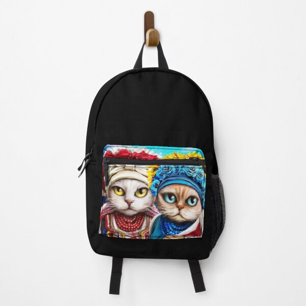 Item preview, Ukraine and Poland, cat character, friendship designed and sold by MaryshaArt.