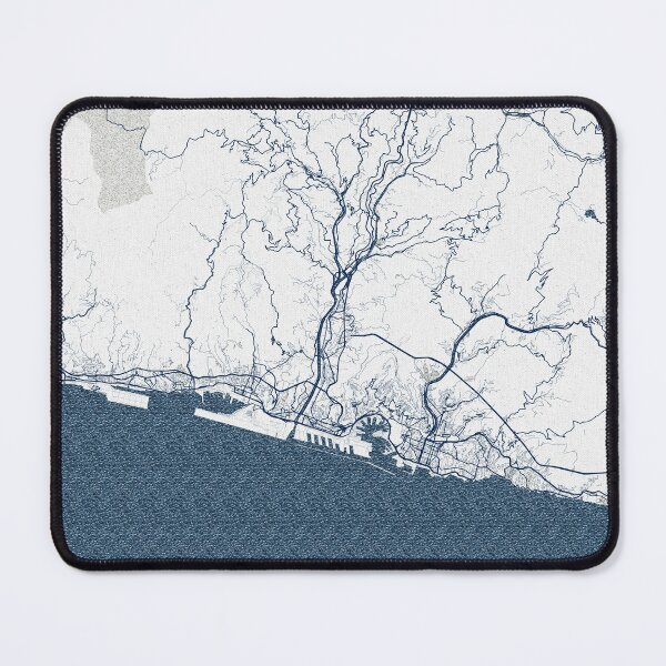 Item preview, Genoa City Map of Liguria, Italy - Coastal designed and sold by deMAP.