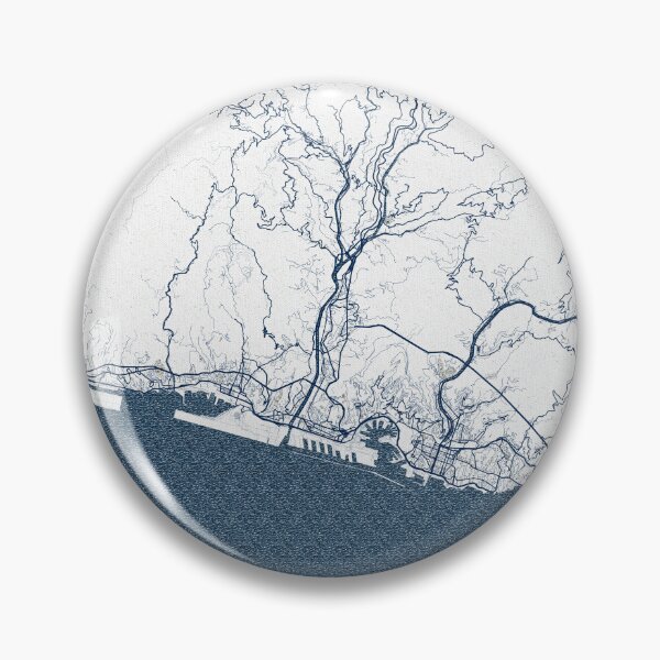 Item preview, Genoa City Map of Liguria, Italy - Coastal designed and sold by deMAP.