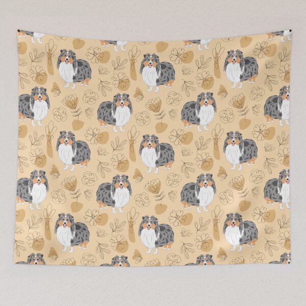 Item preview, Cute Blue Merle Sheltie Dog Shetland Sheepdog  designed and sold by Lulupainting.