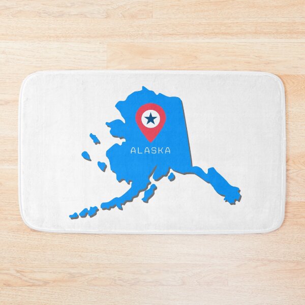 Item preview, Alaska Map with Pinpoint designed and sold by hijackhippo.