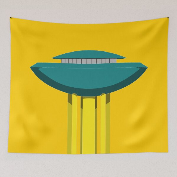 Item preview, Haukilahti Water Tower, Poster, Artwork, Architecture Print, Wall Art, Home Decor, Artwork, Custom Art, Wall Print, Brutalist Print designed and sold by sketchingarchi.