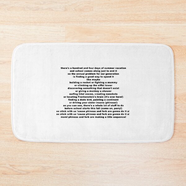Item preview, Phineas and Ferb Theme Song  designed and sold by Getcustomtel.