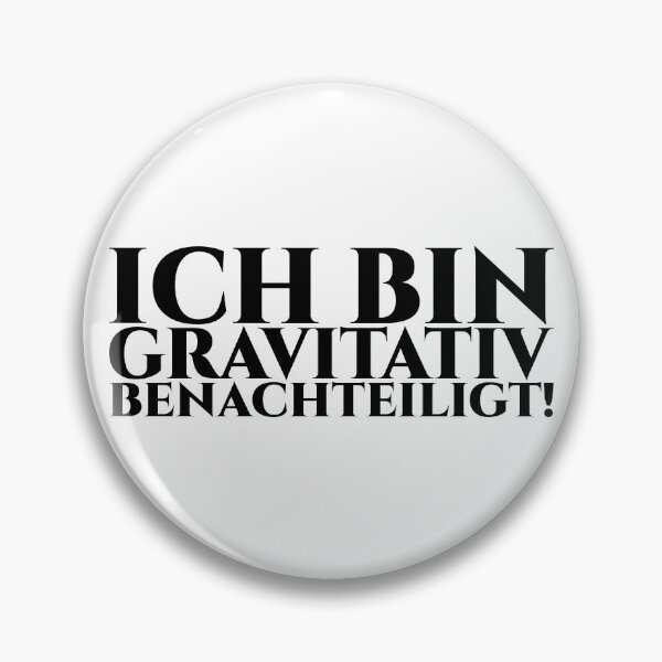 Item preview, I AM GRAVITATIVELY DISADVANTAGED - black lettering designed and sold by pASob-dESIGN.