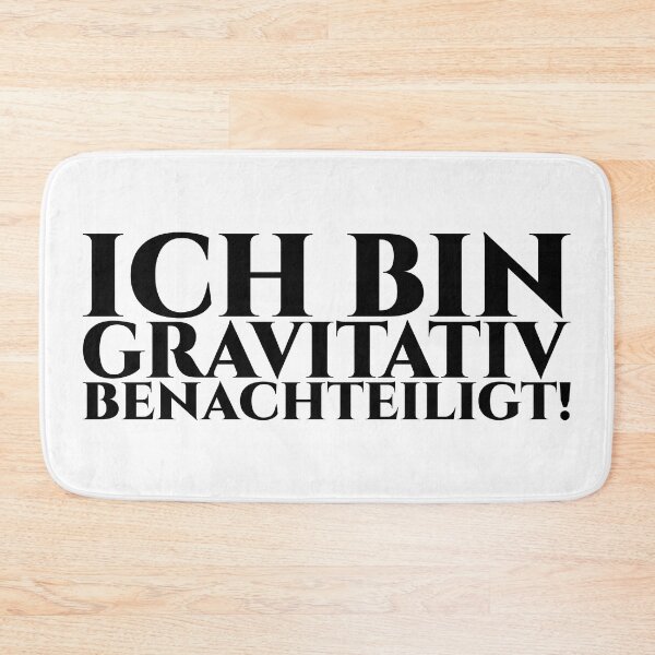 Item preview, I AM GRAVITATIVELY DISADVANTAGED - black lettering designed and sold by pASob-dESIGN.