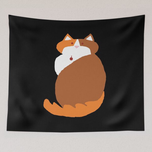 Item preview, Kevin the Ginger Cat Abstract Digital Painting designed and sold by ellenhenry.