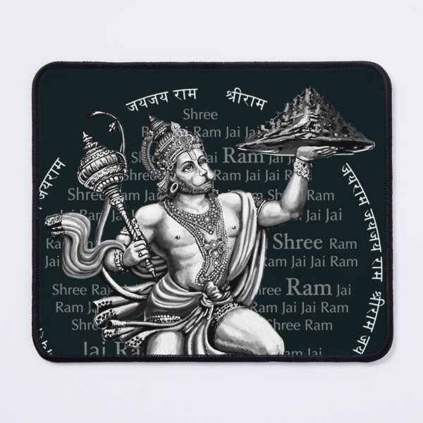 Item preview, Hanuman with Shree Ram Mantra Classic T-Shirt designed and sold by LeonFacchini.
