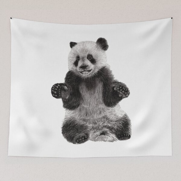 Item preview, Young cuddly panda designed and sold by SylvieG18.