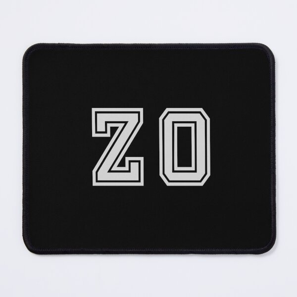 Item preview, Z.O. Varsity Initials | Varsity Letters | Black And White | Personalised Gift designed and sold by Avo And Sriracha.