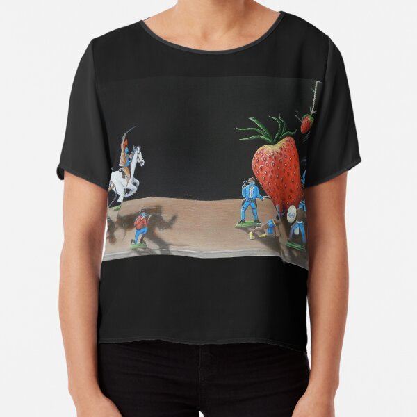 Still Life with PPE 3 (goldrush) Chiffon Top