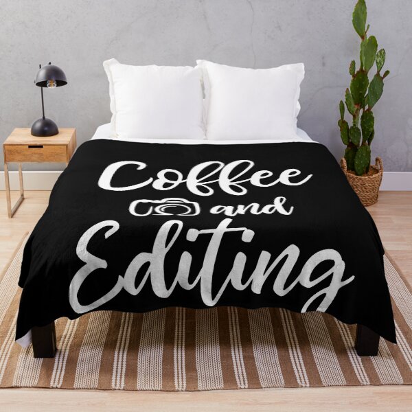 Item preview, Coffee And Editing Photography T-Shirt designed and sold by TobyLewis1592.