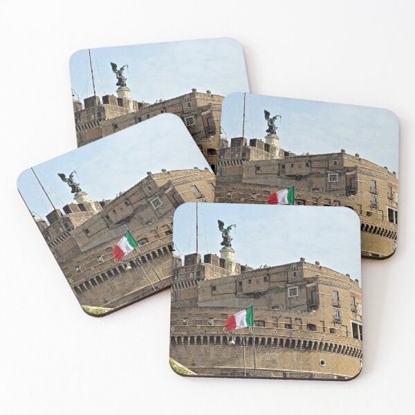 Item preview, Mausoleum of Hadrian Castle of the Holy Angel, Italian Flag, Rome Italy designed and sold by worldways.