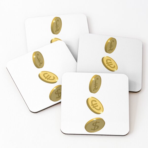 Item preview, Vector 3d gold coins with bright highlights. Dollar, euro and pound designed and sold by GAleksS.