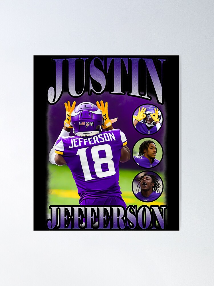 Justin Jefferson Jersey  Kids T-Shirt for Sale by LOSTandLO