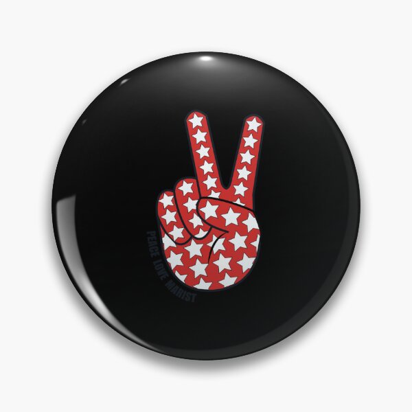 Item preview, Peace Love Marist   designed and sold by AGRHandmades.
