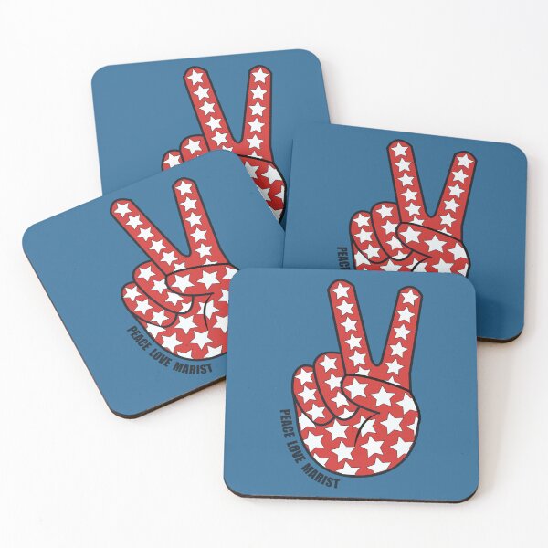 Item preview, Peace Love Marist   designed and sold by AGRHandmades.