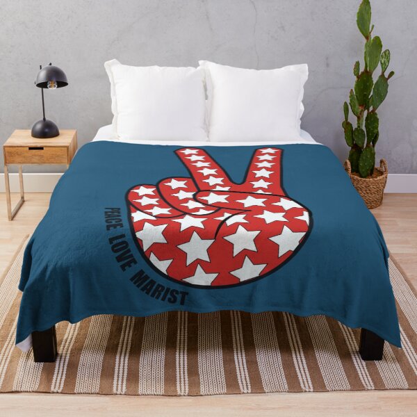 Item preview, Peace Love Marist   designed and sold by AGRHandmades.