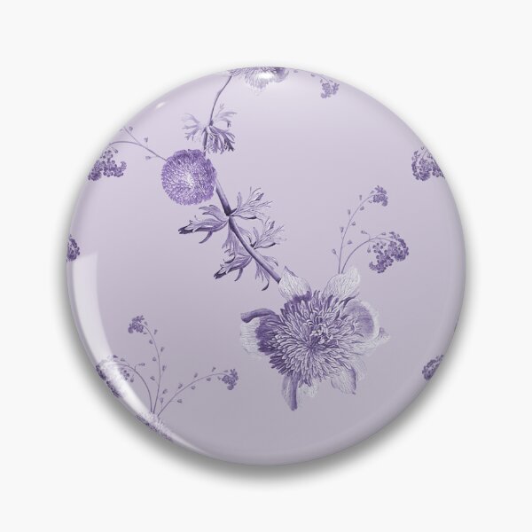 Item preview, Bridgerton delicate Lilac floral print shades of purple designed and sold by Fibracreativa.