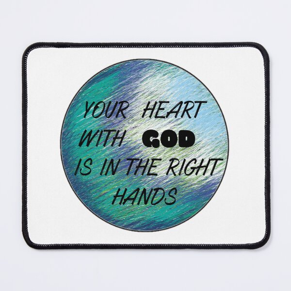 Item preview, Your heart with God is in the right hands designed and sold by Shalomjoy.