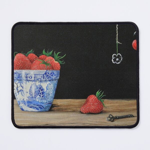 Item preview, Blue & White, Strawberries designed and sold by ClareWildeArt.