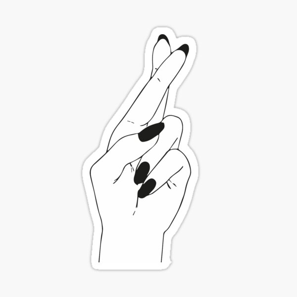 Simple Crossed Fingers Vector Illustration Stock Illustration  Download  Image Now  Fingers Crossed Luck Icon  iStock