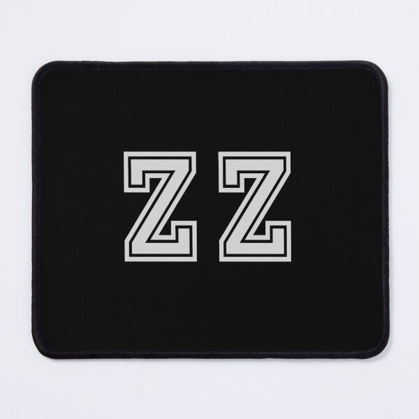 Item preview, Z.Z. Varsity Initials | Varsity Letters | Black And White | Personalised Gift designed and sold by Avo And Sriracha.