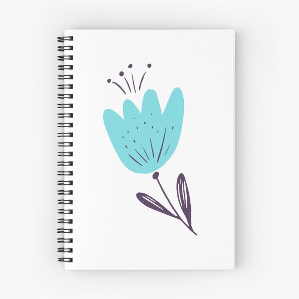 Item preview, cute little blue flowers -beautiful blue flower designed and sold by printfulart.