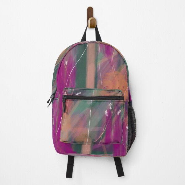 Item preview, Abstract purple and green forest designed and sold by Artistestella.