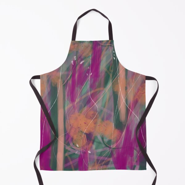 Item preview, Abstract purple and green forest designed and sold by Artistestella.