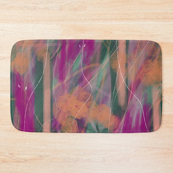 Item preview, Abstract purple and green forest designed and sold by Artistestella.