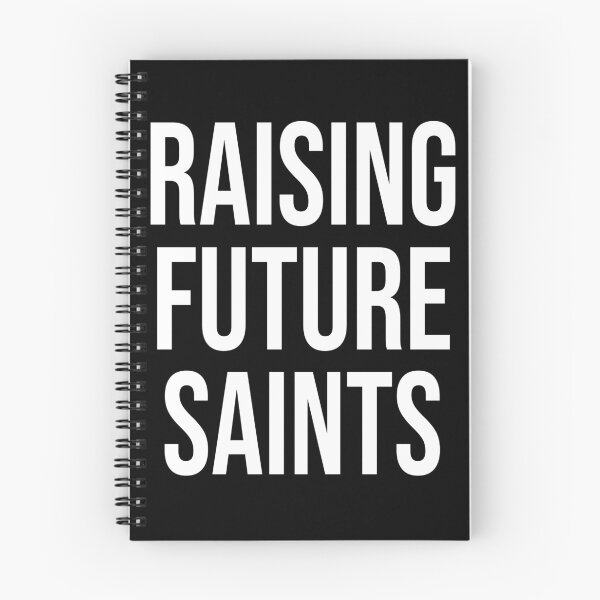Item preview, Raising Future Saints Catholic Mother Father designed and sold by TheCatholicLady.