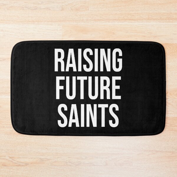 Item preview, Raising Future Saints Catholic Mother Father designed and sold by TheCatholicLady.
